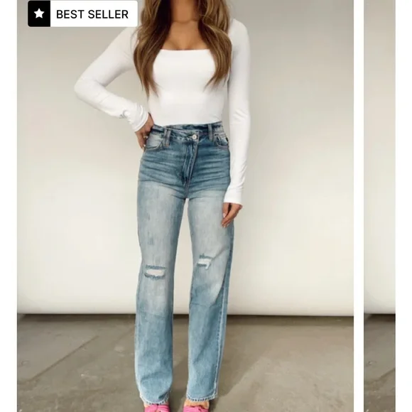 Classic Blue Women's Jeans - Picture 1 of 2